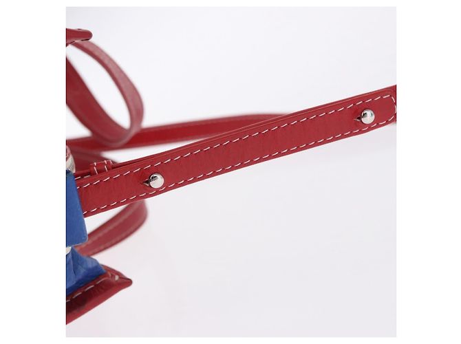 Borsa a mano BALENCIAGA Bazaar Shopper in pelle 2way Rossa Argento 443096 Auth 200727A Rosso - vista 14