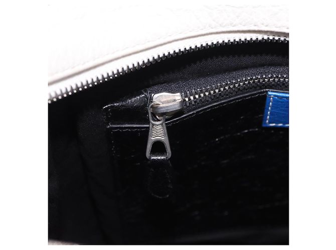 Borsa a mano BALENCIAGA Bazaar Shopper in pelle 2way Rossa Argento 443096 Auth 200727A Rosso - vista 28