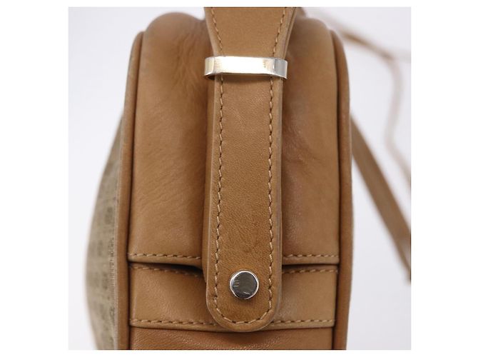 Bolso de hombro GUCCI de lona Micro GG Beige y dorado 001 261 1055 Auth 203357 - vista 18