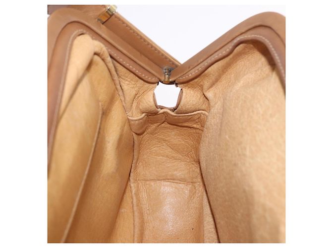 Bolso de hombro GUCCI de lona Micro GG Beige y dorado 001 261 1055 Auth 203357 - vista 24