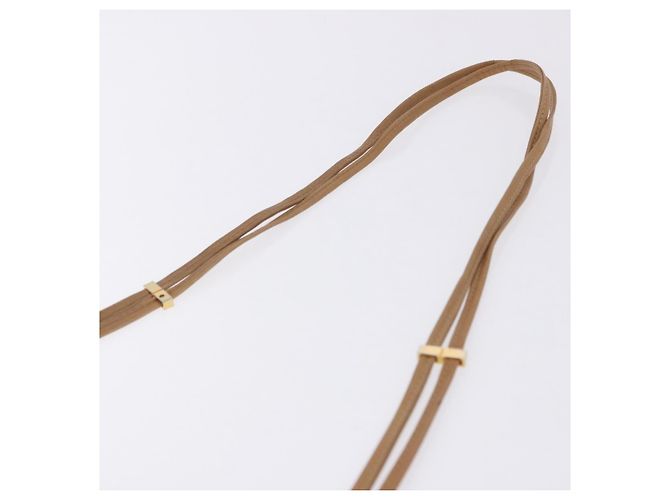 Bolso de hombro GUCCI de lona Micro GG Beige y dorado 001 261 1055 Auth 203357 - vista 9