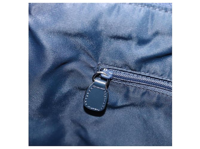 Borsa a tracolla Christian Dior Trotter Canvas Navy Silver Auth 204391 Argento Blu navy - vista 23