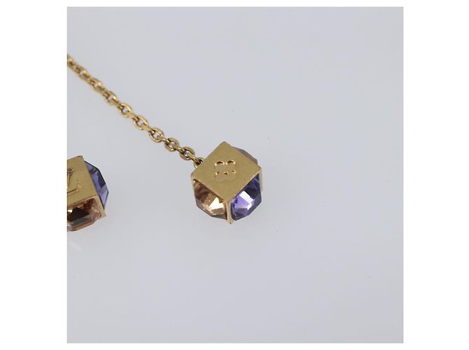 LOUIS VUITTON Pandan Gambling Pierce Metal Gold M66059 LV Auth 203318 D'oro - vista 12