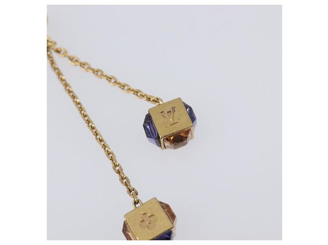 LOUIS VUITTON Pandan Gambling Pierce Metal Gold M66059 LV Auth 203318 D'oro - vista 17
