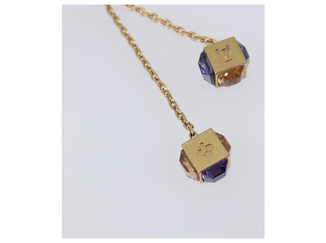 LOUIS VUITTON Pandan Gambling Pierce Metal Gold M66059 LV Auth 203318 D'oro - vista 18