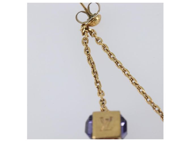 LOUIS VUITTON Pandan Gambling Pierce Metal Gold M66059 LV Auth 203318 D'oro - vista 21