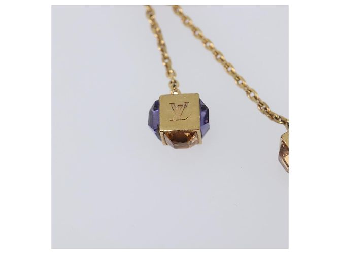 LOUIS VUITTON Pandan Gambling Pierce Metal Gold M66059 LV Auth 203318 D'oro - vista 23