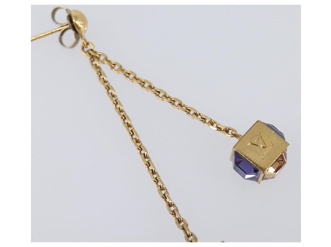 LOUIS VUITTON Pandan Gambling Pierce Metal Gold M66059 LV Auth 203318 D'oro - vista 4