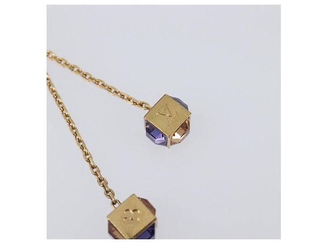 LOUIS VUITTON Pandan Gambling Pierce Metal Gold M66059 LV Auth 203318 D'oro - vista 5