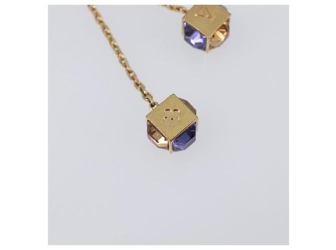 LOUIS VUITTON Pandan Gambling Pierce Metal Gold M66059 LV Auth 203318 D'oro - vista 6