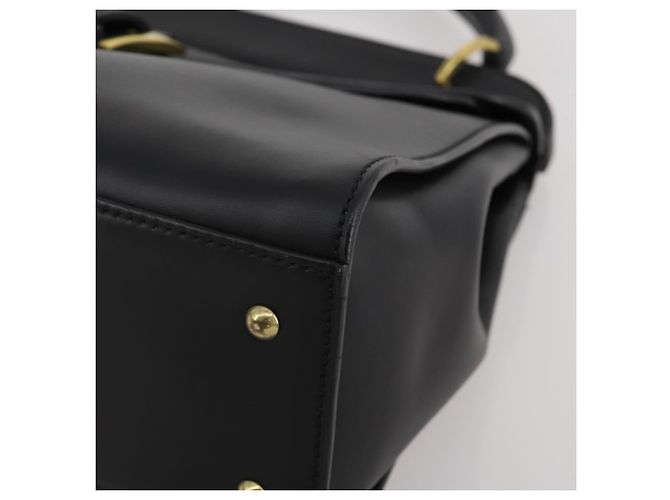 Borsa GUCCI in pelle nera e oro 101676 Auth am12616V Nero D'oro - vista 11