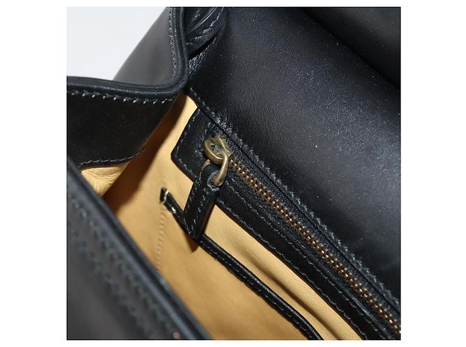 Borsa GUCCI in pelle nera e oro 101676 Auth am12616V Nero D'oro - vista 21
