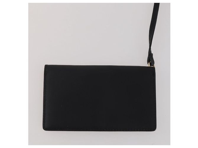 Borsa GUCCI in pelle nera e oro 101676 Auth am12616V Nero D'oro - vista 26