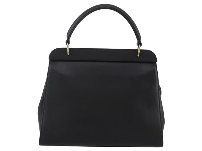Borsa GUCCI in pelle nera e oro 101676 Auth am12616V Nero D'oro - vista 3