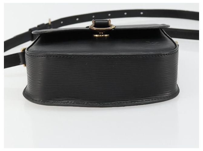 Borsa a tracolla LOUIS VUITTON Epi Saint Cloud PM Nero M52212 LV Auth 185722 - vista 12