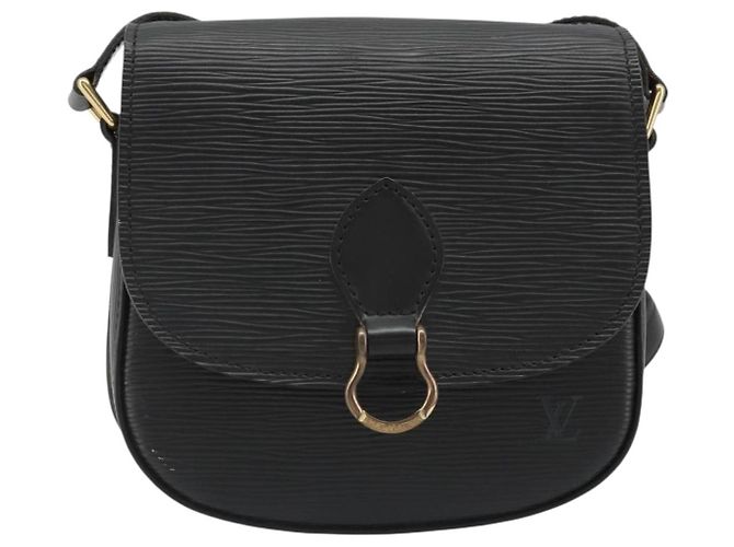 Borsa a tracolla LOUIS VUITTON Epi Saint Cloud PM Nero M52212 LV Auth 185722 - vista 2