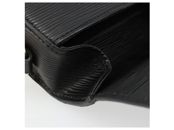 Borsa a tracolla LOUIS VUITTON Epi Saint Cloud PM Nero M52212 LV Auth 185722 - vista 21