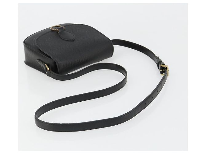 Borsa a tracolla LOUIS VUITTON Epi Saint Cloud PM Nero M52212 LV Auth 185722 - vista 8