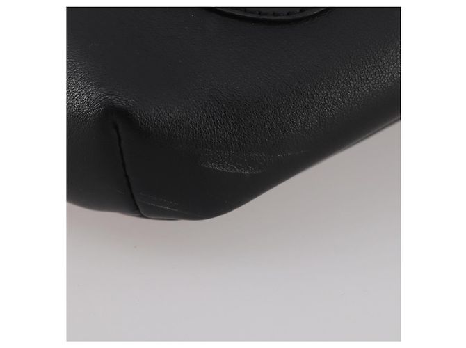 FENDI Bugseye Body Bag aus Leder Schwarz Silber 7VA434 Auth 204881M - Ansicht 14
