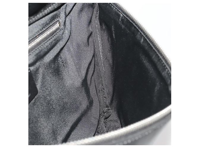 FENDI Bugseye Body Bag aus Leder Schwarz Silber 7VA434 Auth 204881M - Ansicht 23