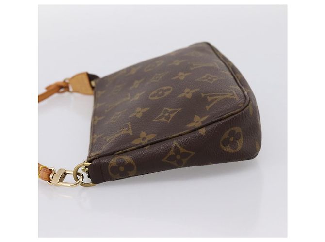 LOUIS VUITTON Monogram Pochette Accessoires Pouch M51980 LV Auth 204585V Monogramma - vista 3