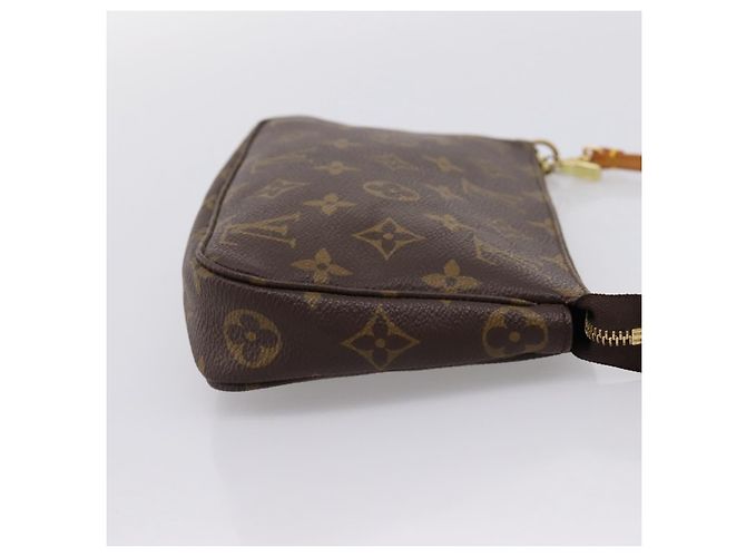 LOUIS VUITTON Monogram Pochette Accessoires Pouch M51980 LV Auth 204585V Monogramma - vista 4