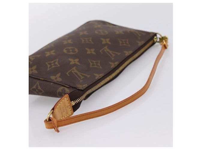 LOUIS VUITTON Monogram Pochette Accessoires Pouch M51980 LV Auth 204585V Monogramma - vista 7