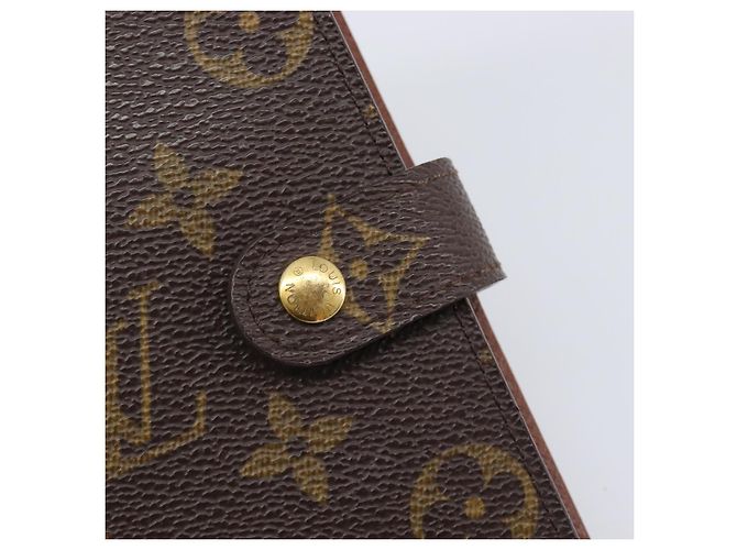 LOUIS VUITTON Monogram Agenda PM Day Planner Cover R20005 LV Auth BA15498 Monograma - vista 12