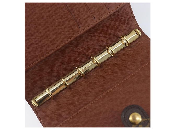 LOUIS VUITTON Monogram Agenda PM Day Planner Cover R20005 LV Auth BA15498 Monograma - vista 17