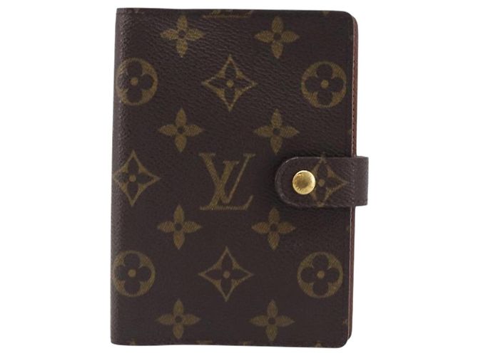 LOUIS VUITTON Monogram Agenda PM Day Planner Cover R20005 LV Auth BA15498 Monograma - vista 2