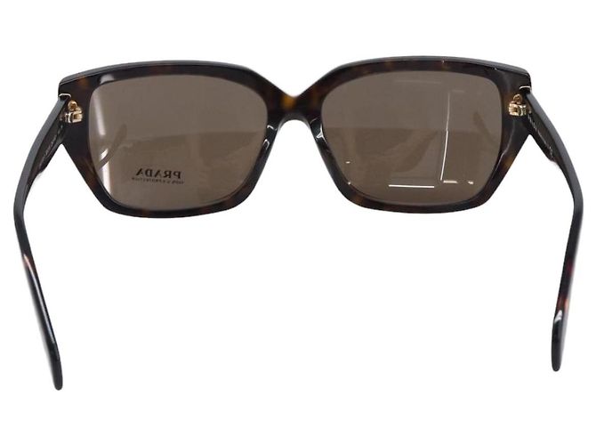 PRADA Sunglasses Plastic Black Gold Tone Auth BA15566V - view 3