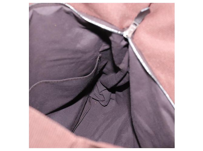 Hermès Borsa HERMES Her Line Cabas Canvas Brown Auth 205879A Marrone - vista 17