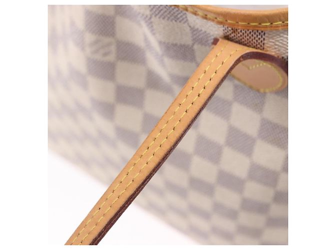 Borsa Tote LOUIS VUITTON Damier Azur Neverfull MM N41605 LV Auth 204040A - vista 19