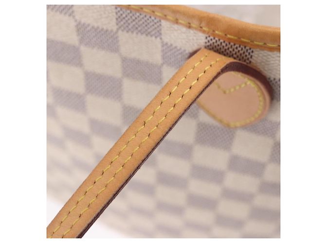 Borsa Tote LOUIS VUITTON Damier Azur Neverfull MM N41605 LV Auth 204040A - vista 21