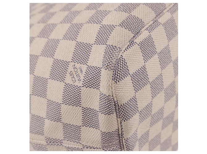 Borsa Tote LOUIS VUITTON Damier Azur Neverfull MM N41605 LV Auth 204040A - vista 25