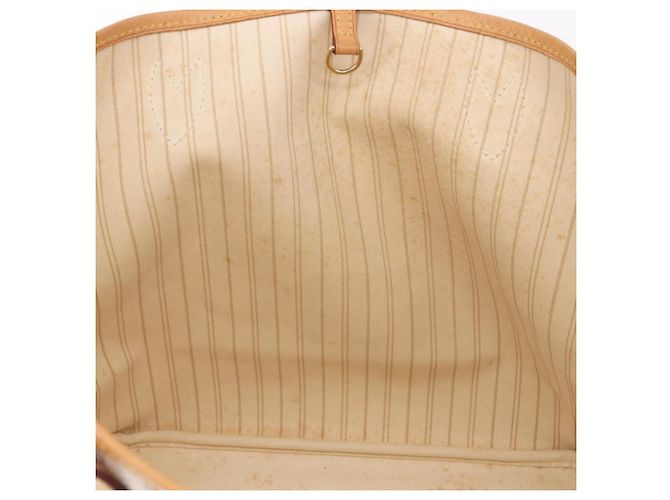 Borsa Tote LOUIS VUITTON Damier Azur Neverfull MM N41605 LV Auth 204040A - vista 32