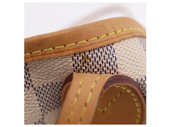 Borsa Tote LOUIS VUITTON Damier Azur Neverfull MM N41605 LV Auth 204040A - vista 9