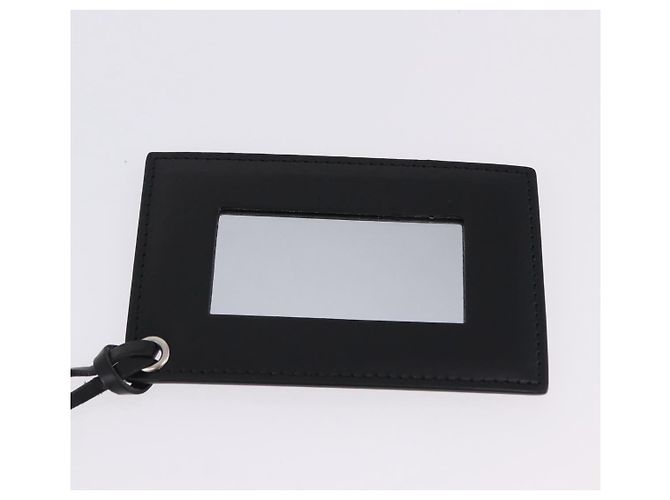 Borsa a mano BALENCIAGA Pannier XS in rafia nera e argento 466498 Auth 196622A Nero - vista 20