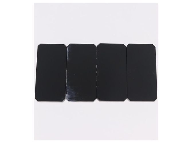 CHANEL Domino plastic Black CC Auth 184280M - view 14
