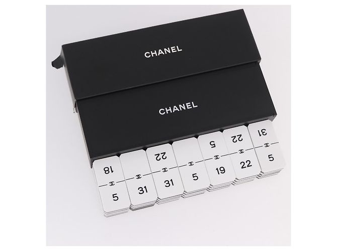 CHANEL Domino plastic Black CC Auth 184280M - view 29