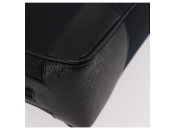 Borsa a Mano GUCCI Canvas Nero Oro Auth 184433 D'oro - vista 10