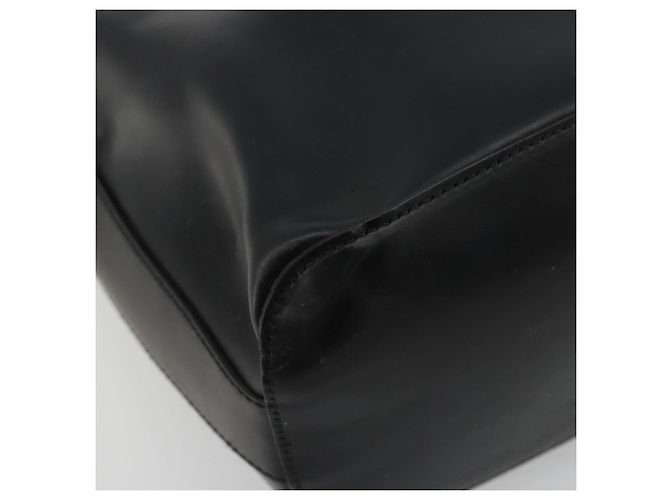 Borsa a tracolla GUCCI in pelle nera argento 0013814 Auth bs35336 Nero - vista 11