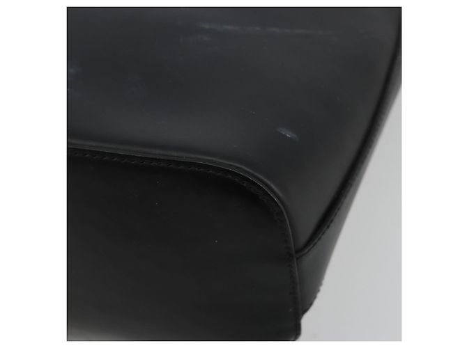 Borsa a tracolla GUCCI in pelle nera argento 0013814 Auth bs35336 Nero - vista 12