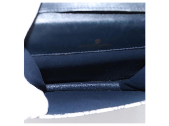 Borsa a tracolla GUCCI GG Supreme Sherry Line PVC Navy Gold Auth INZ082 D'oro Blu navy - vista 12