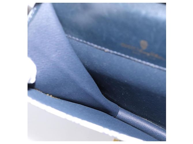 Borsa a tracolla GUCCI GG Supreme Sherry Line PVC Navy Gold Auth INZ082 D'oro Blu navy - vista 22