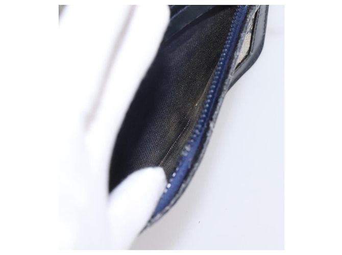 Borsa a tracolla GUCCI GG Supreme Sherry Line PVC Navy Gold Auth INZ082 D'oro Blu navy - vista 24