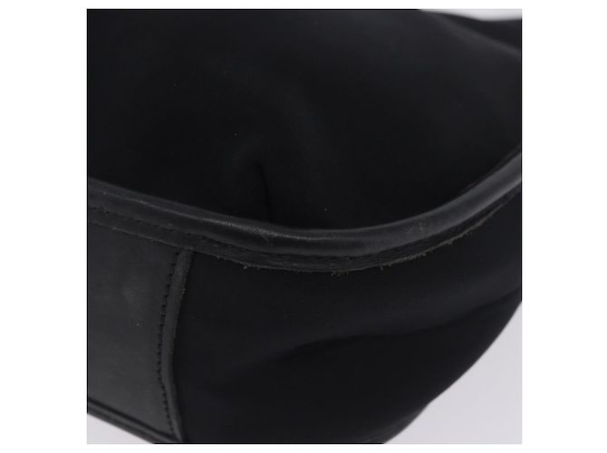 Coach Schultertasche Nylon Black Silver Auth ar14243 Schwarz Silber - Ansicht 16