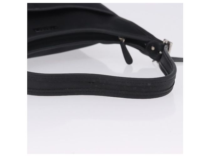 Coach Schultertasche Nylon Black Silver Auth ar14243 Schwarz Silber - Ansicht 8