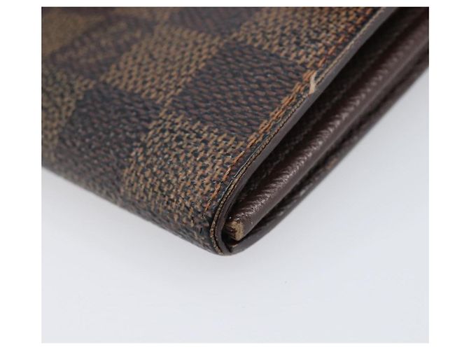 LOUIS VUITTON Damier Ebene Epi Monogram Wallet 3 Set Black LV Auth BA15750 Noir Damier ebène - vue 16