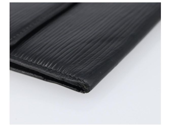 LOUIS VUITTON Damier Ebene Epi Monogram Wallet 3 Set Black LV Auth BA15750 Noir Damier ebène - vue 7